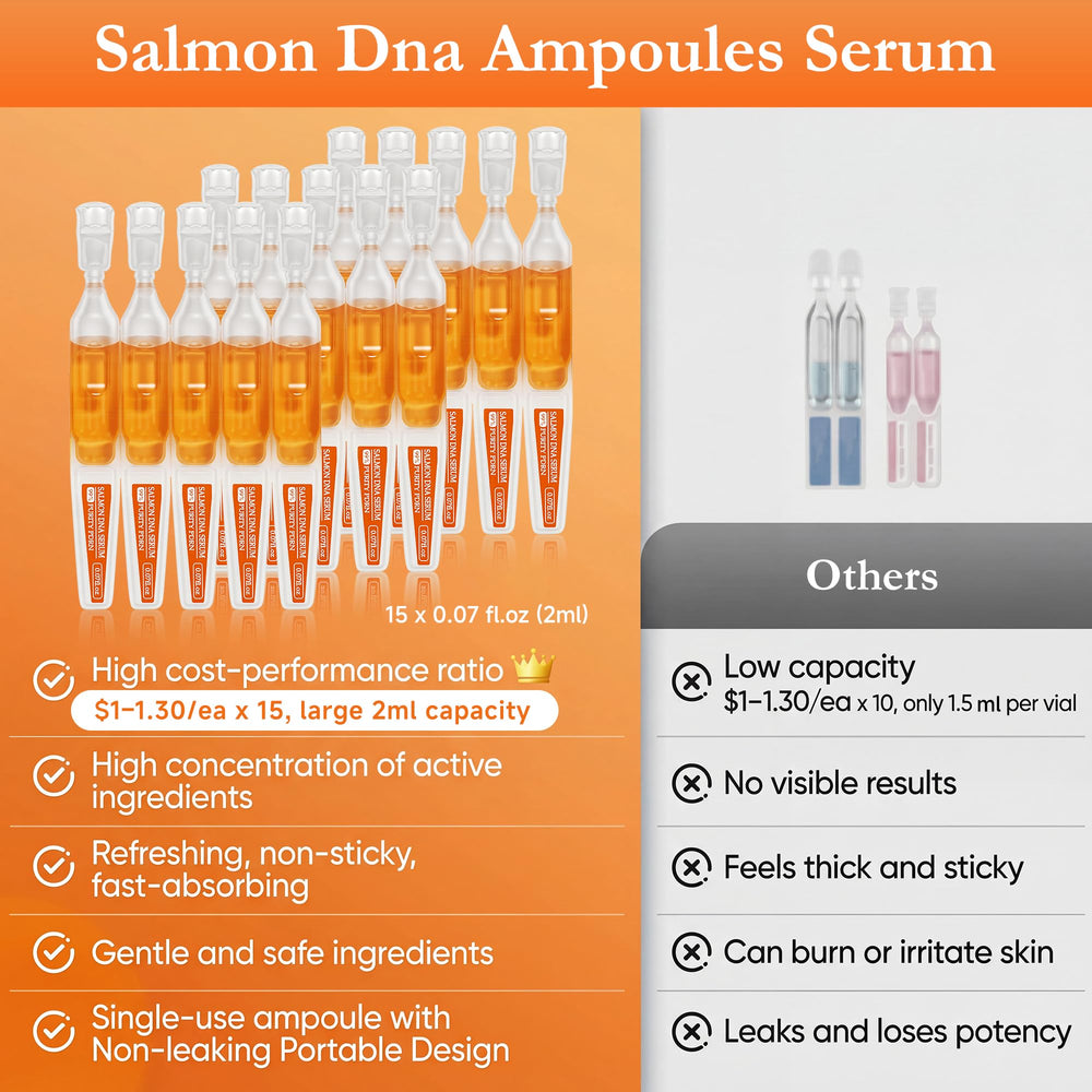 FaczUryn Salmon DNA Serum - textura cristalina que transmite pureza y eficacia.