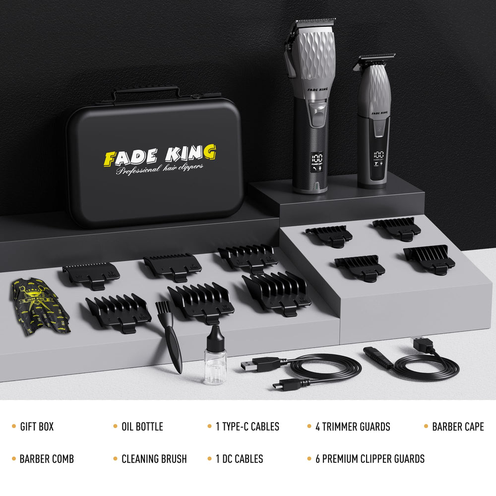 FADEKING cleaning brush and blade oil for easy maintenance