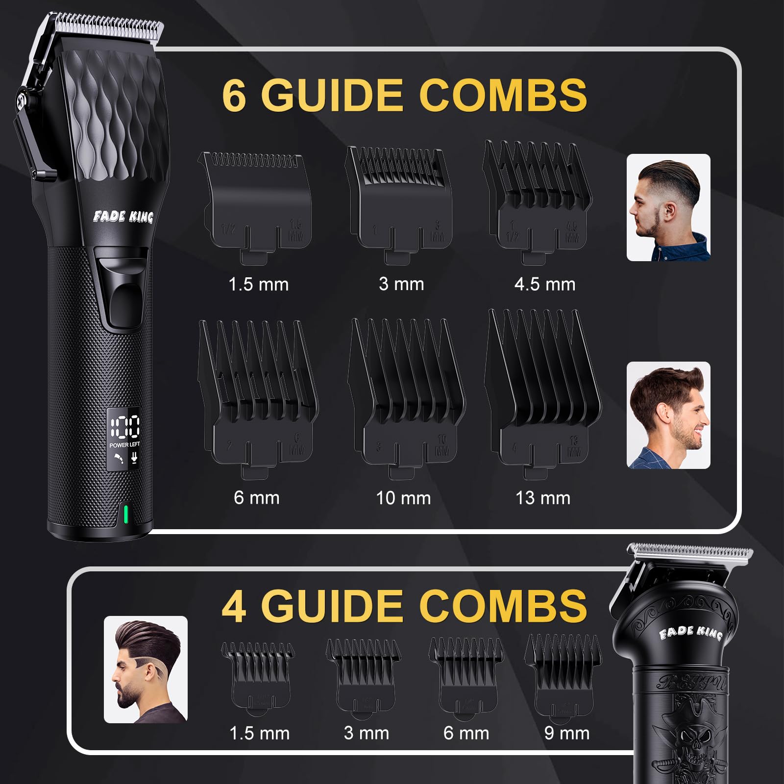 FADEKING ergonomic handle anti-slip grip for comfortable sessions