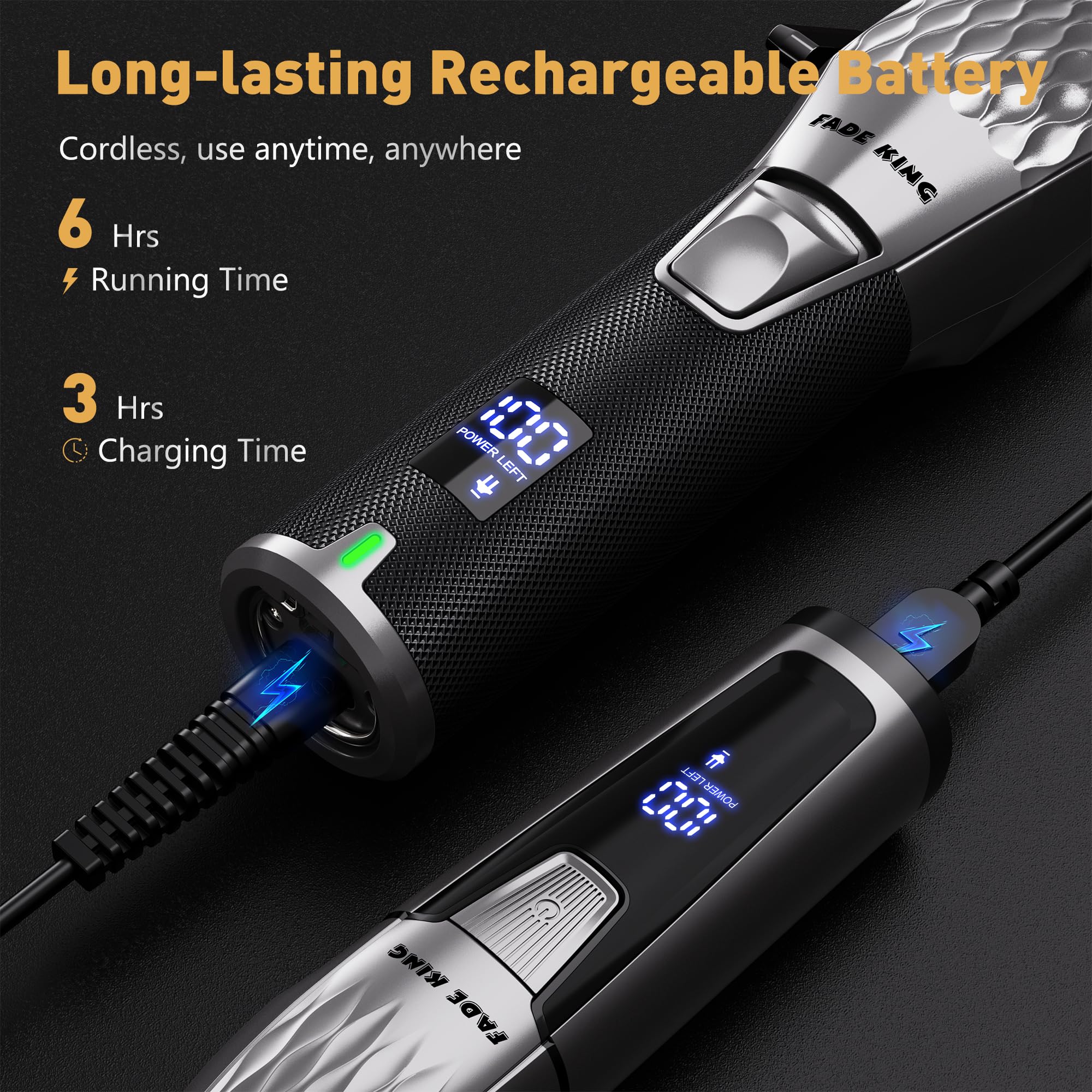 FADEKING portable storage case for organized grooming tools