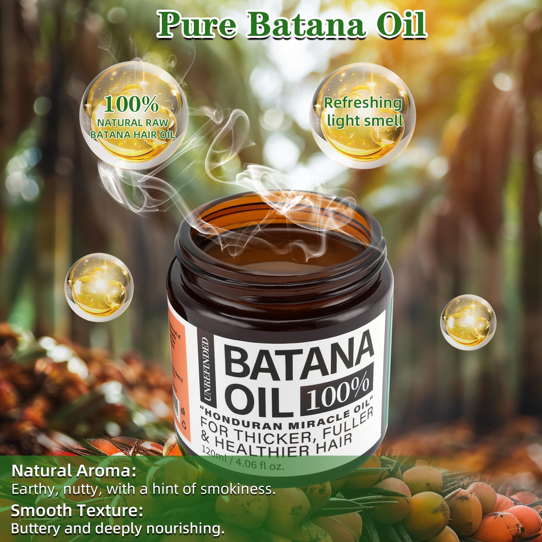 Fadelo Batana Oil applying on hair demonstrates nourishment and detangling ease.