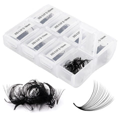 FADLASH 20D premade fans bundle-case for portable lash sessions.
