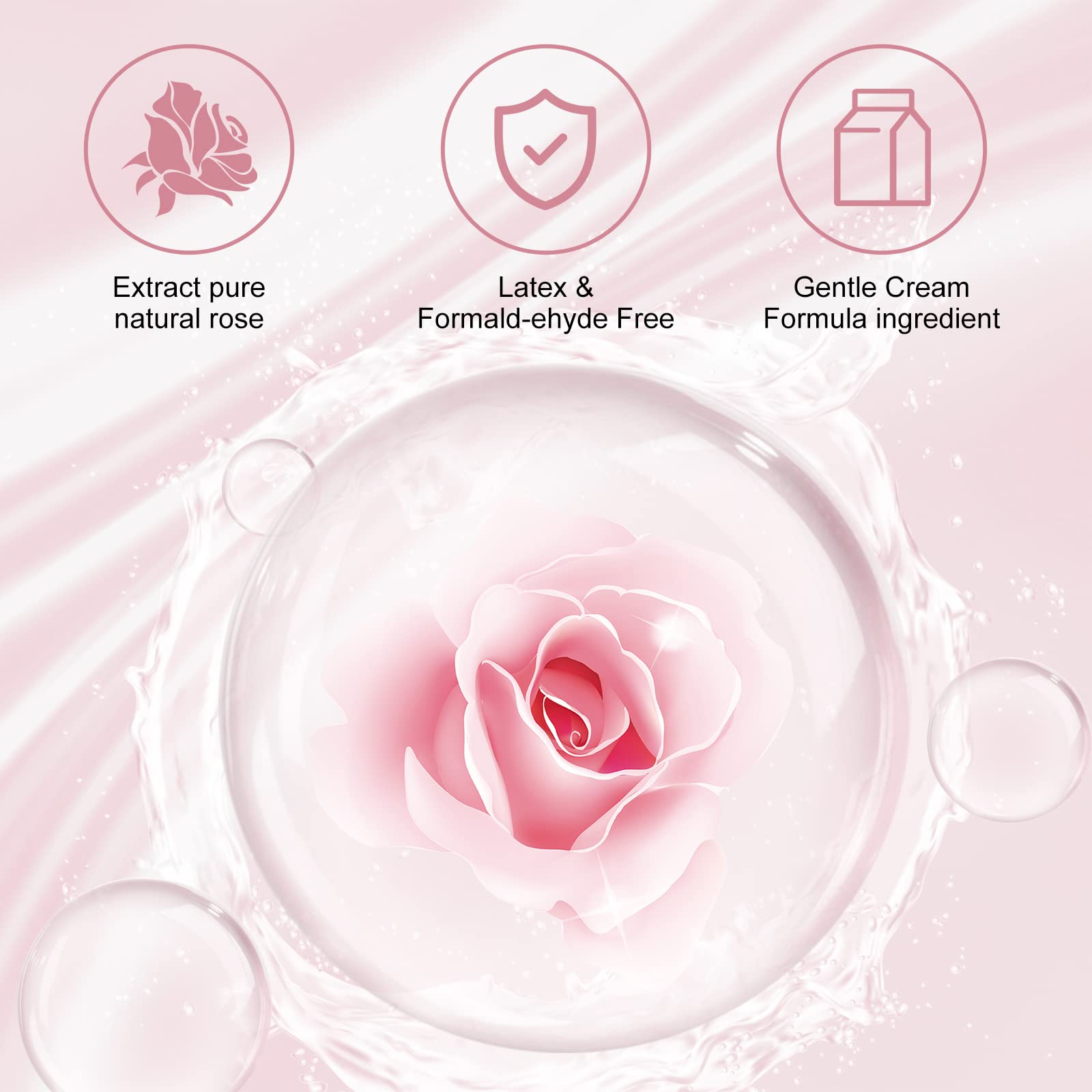FADLASH cream texture visible during lash glue removal.