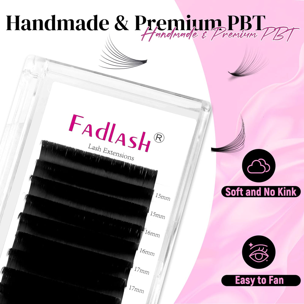 FADLASH D curl 0.07 15-20mm mix tray for natural looking fullness
