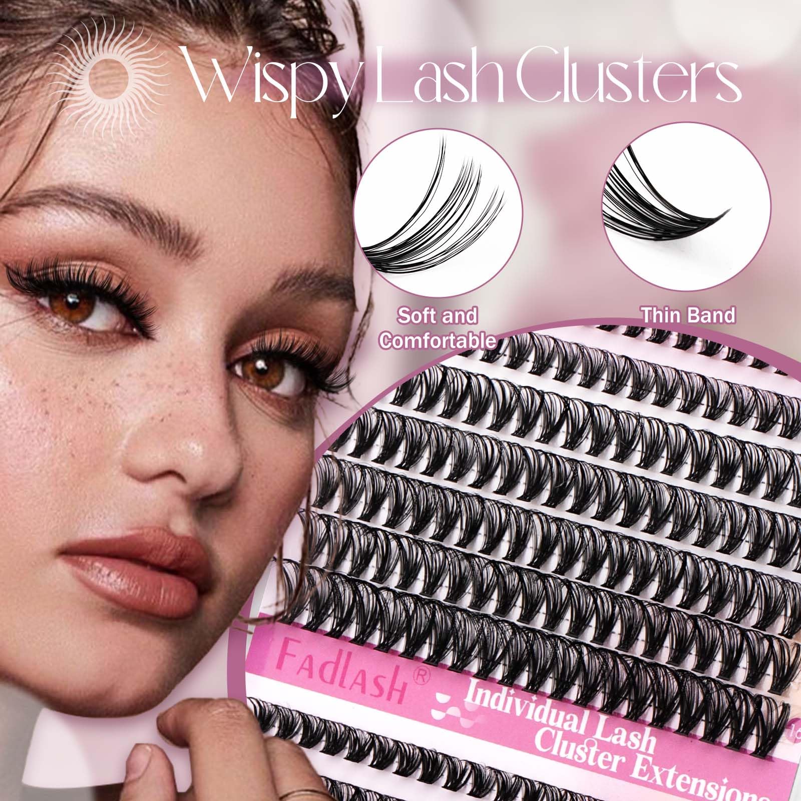 FADLASH applicator tool for precise lash placement