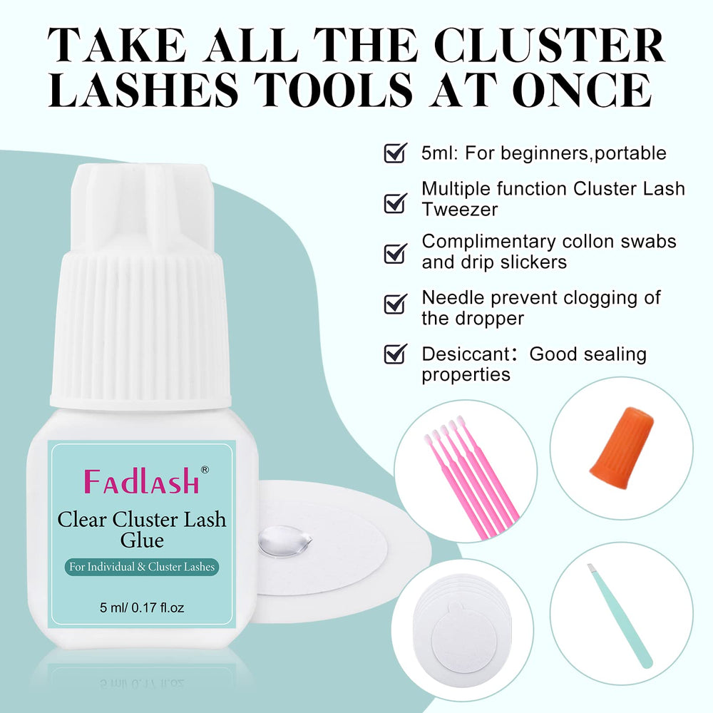 FADLASH DIY lash kit for self-application with easy control.