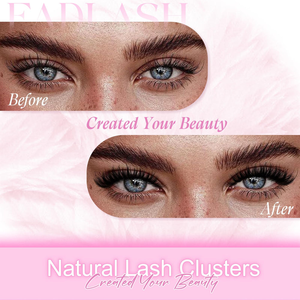 FADLASH DIY lash clusters easy at-home use.