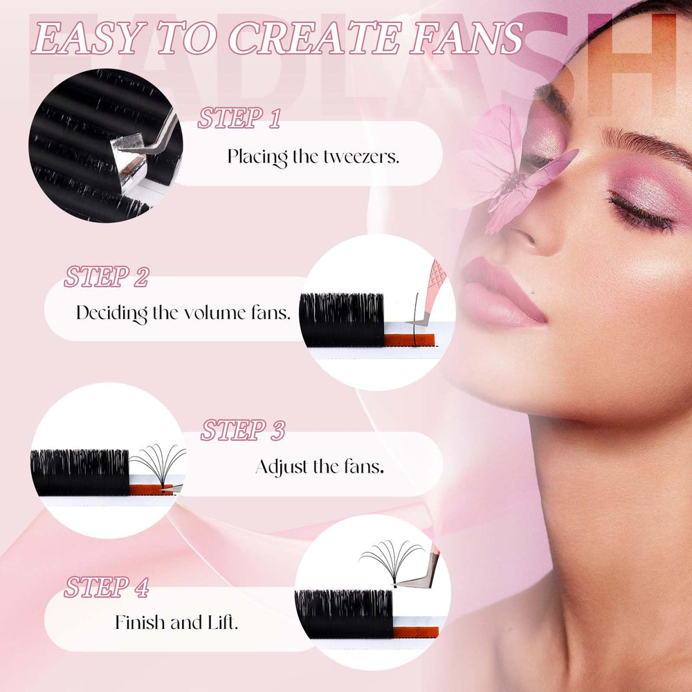 FADLASH easy-removal foil strips simplify prep and reuse