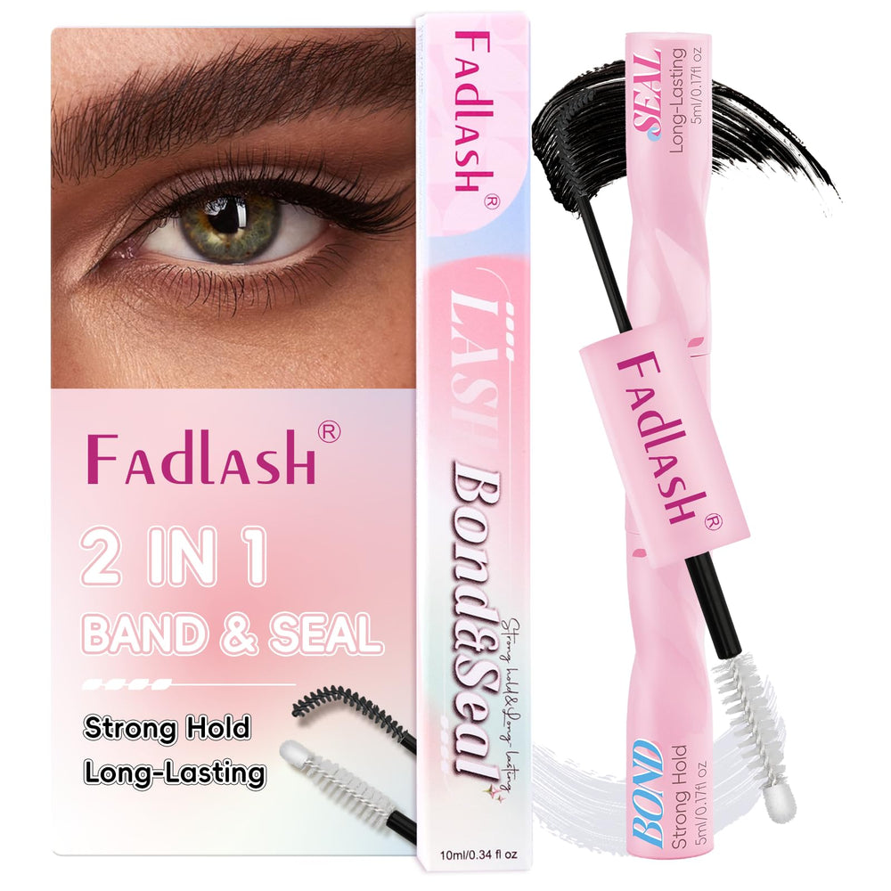 FADLASH eye-makeup-finish look after application shows polished lashes.