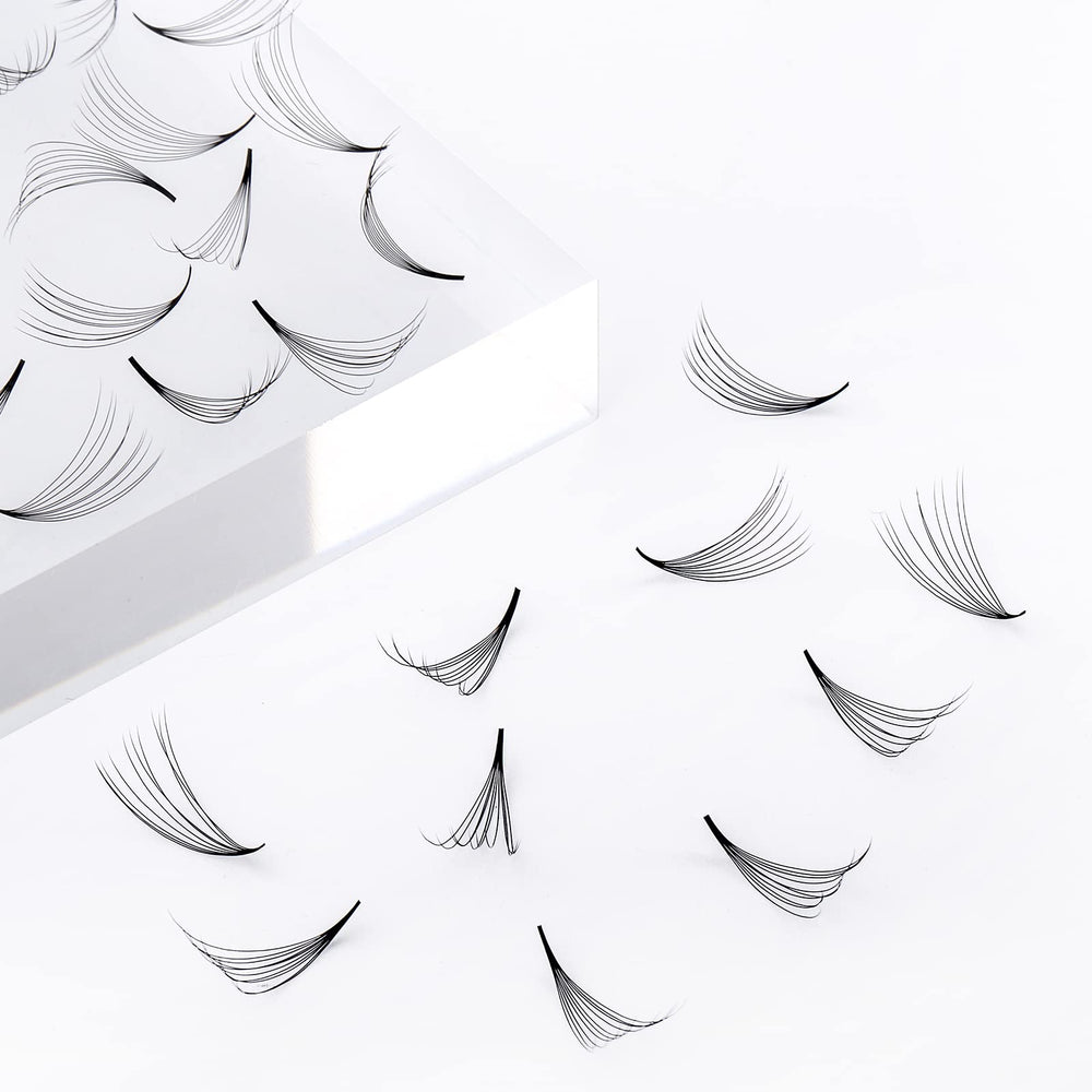FADLASH handmade premade fans with D curl for precise placement