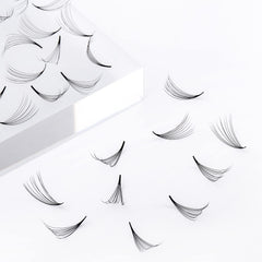 FADLASH handmade premade fans with D curl for precise placement