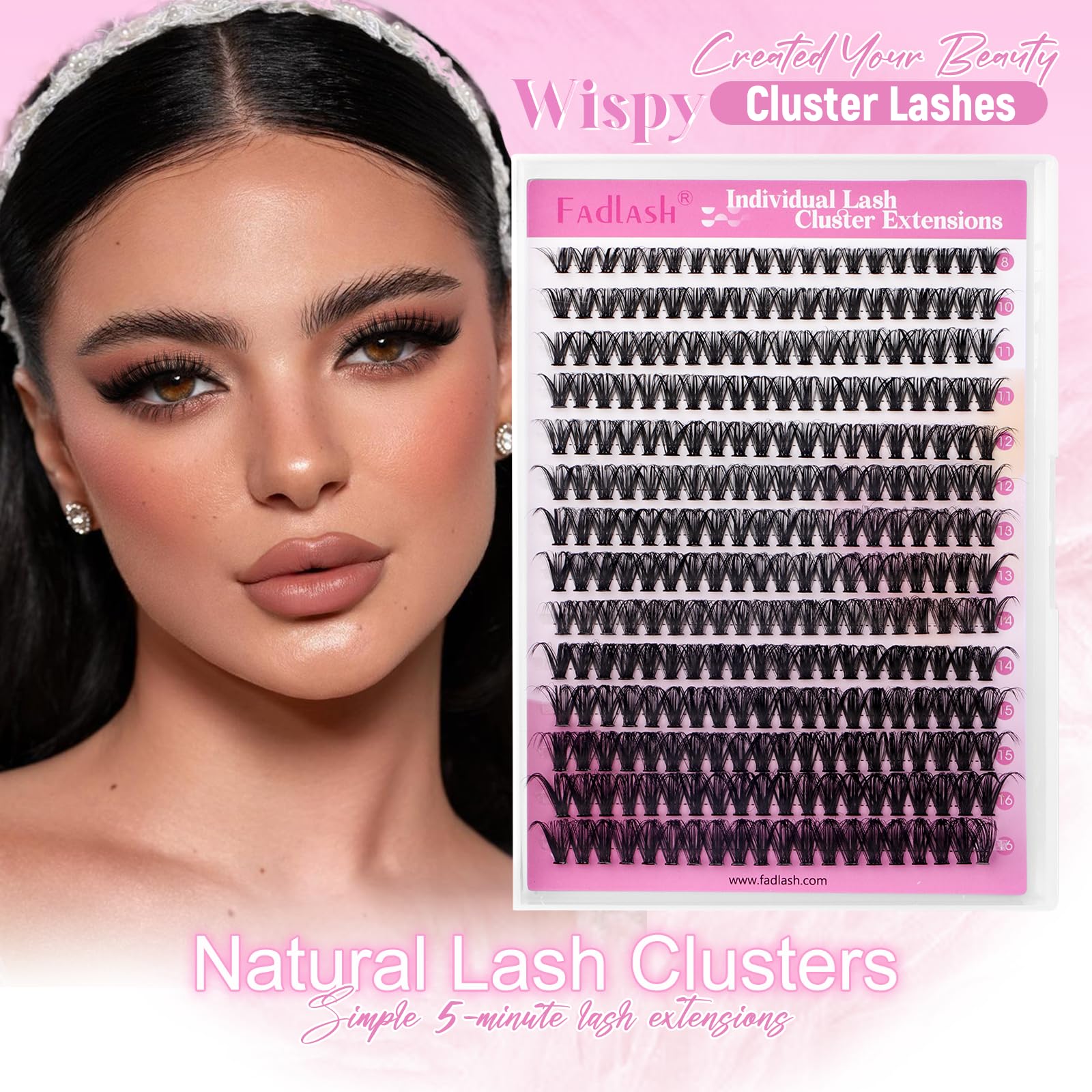 FADLASH large tray of 280 clusters for DIY kits.
