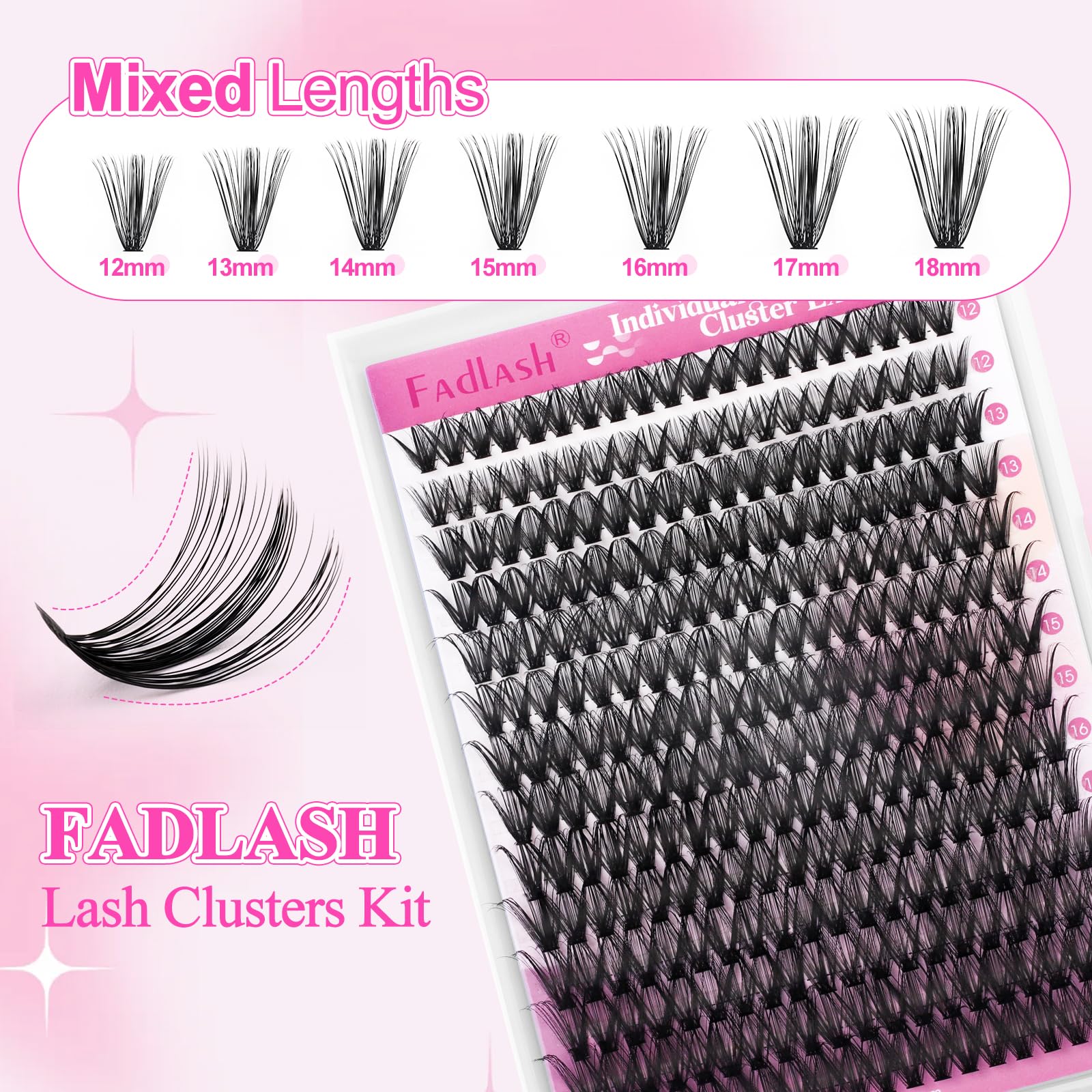 FADLASH lash bond and seal for durable, water-resistant wear.