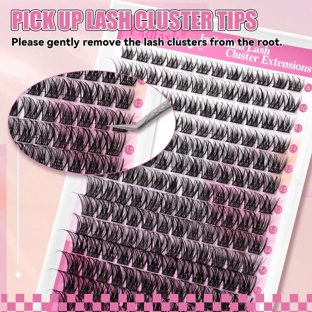 FADLASH beginner-friendly clusters for easy application