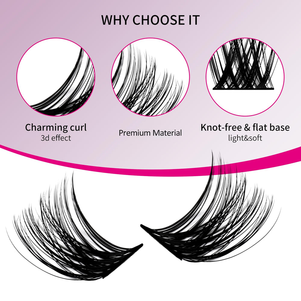 FADLASH lash clusters easy-at-home application for DIY lashes