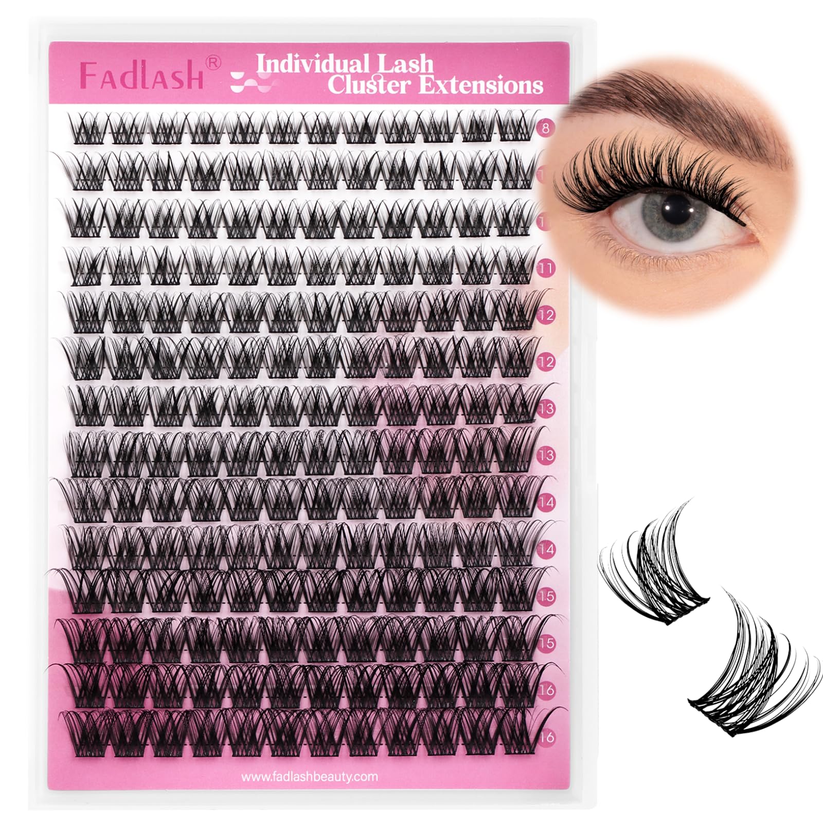 FADLASH easy care packaging for quick storage after use