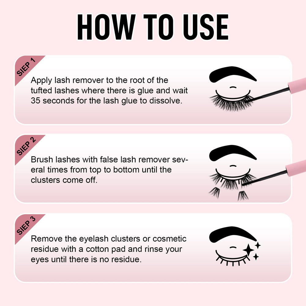 FADLASH Lash Glue Remover packaging photo shows a 5 ml bottle and included brush
