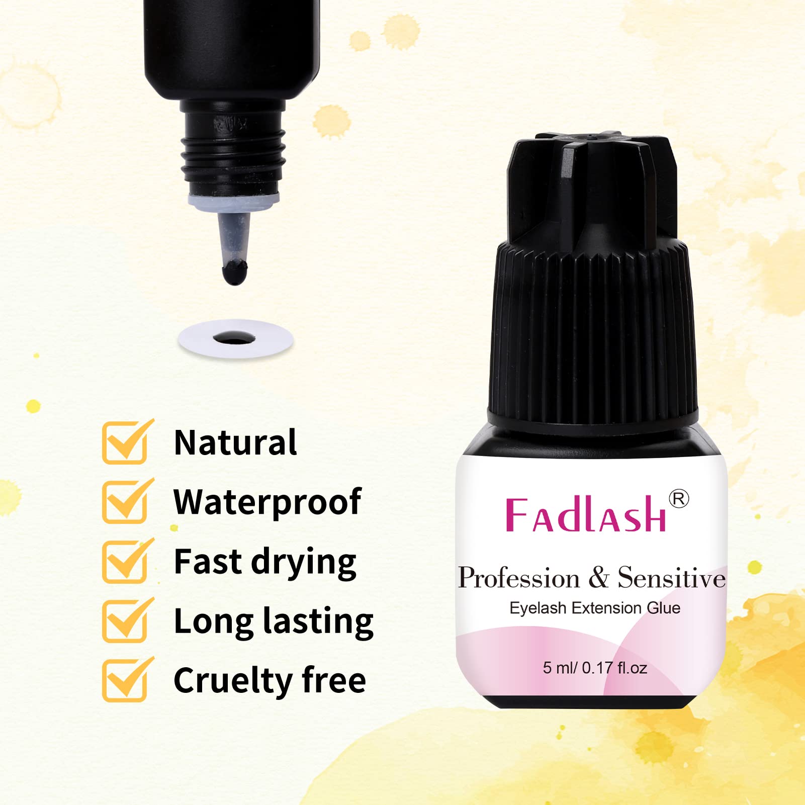 FADLASH long-lasting hold concept illustrated for 8 weeks trajectory