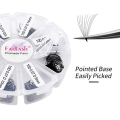 FADLASH premium 10D-0.07D display, lightweight fluff for quick sets