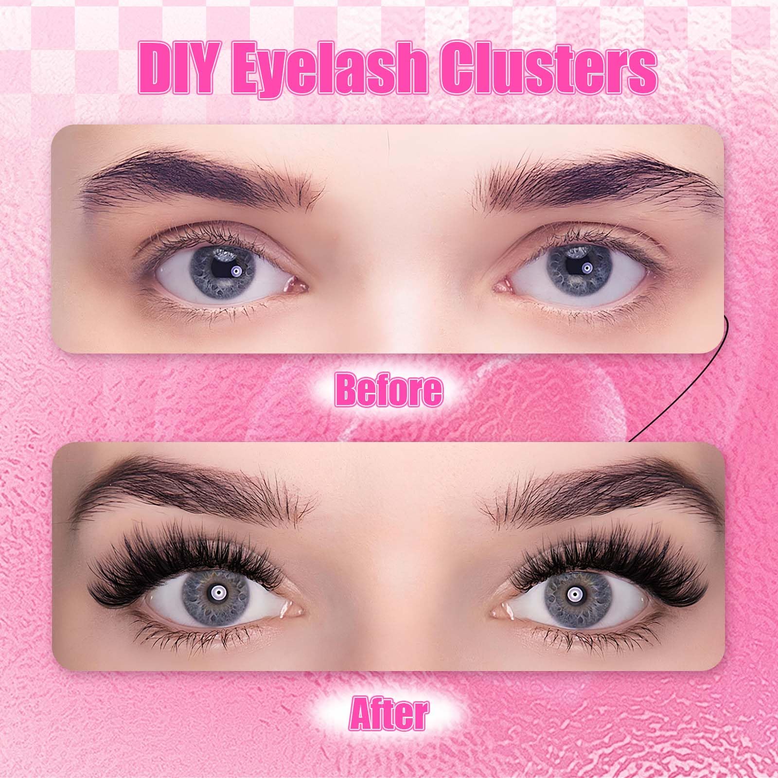 FADLASH natural-look soft clusters create effortless eye definition.