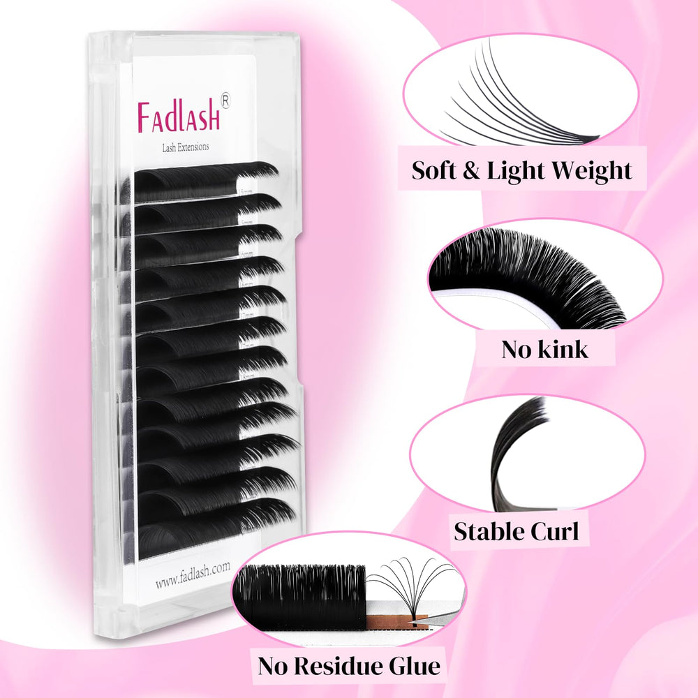 FADLASH premium silky synthetic lashes for a soft, comfortable feel