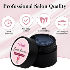 Rose-scented FADLASH remover cream ready for salon use.