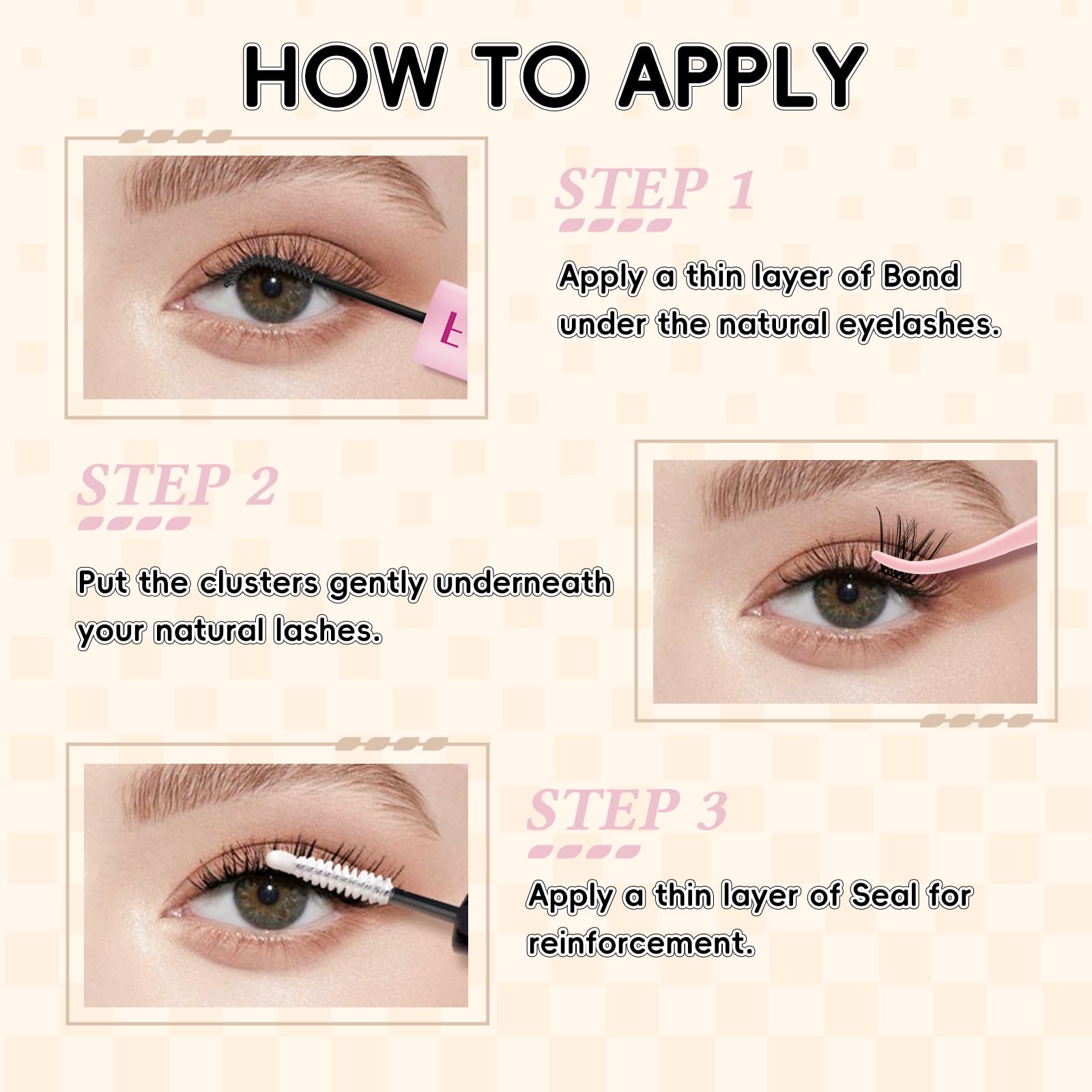 FADLASH seal-coating protective-forming layer helps protect lashes.