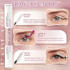 FADLASH waterproof lash glue provides long-lasting wear in rain