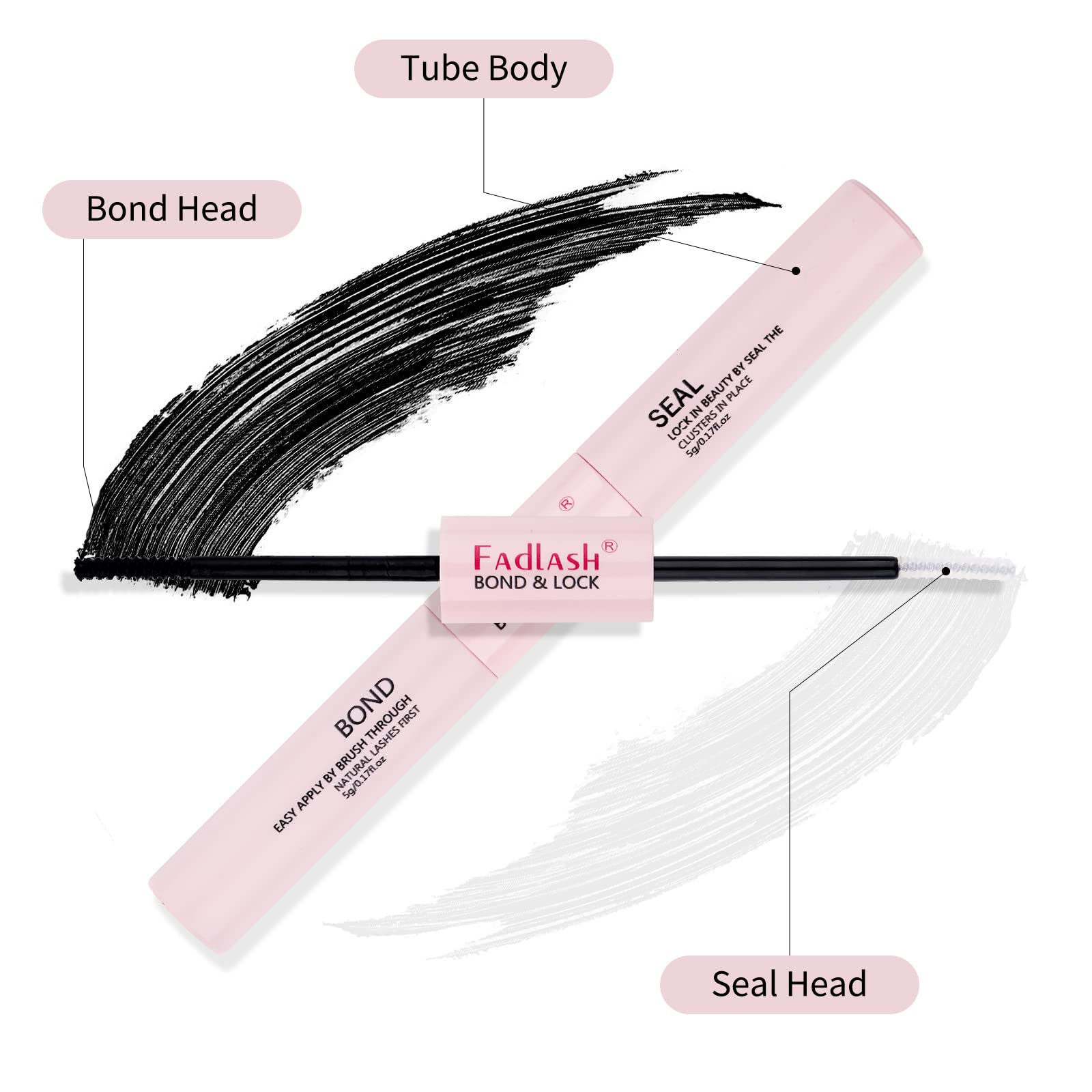 FADLASH waterproof and sweat-resistant formula for active days.