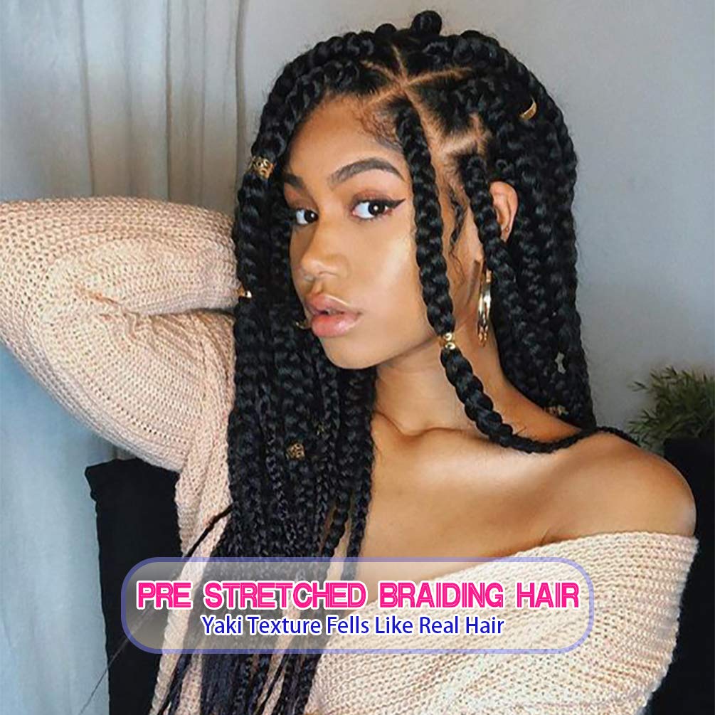 Fairise yaki texture braiding hair delivers natural look and comfortable wear.