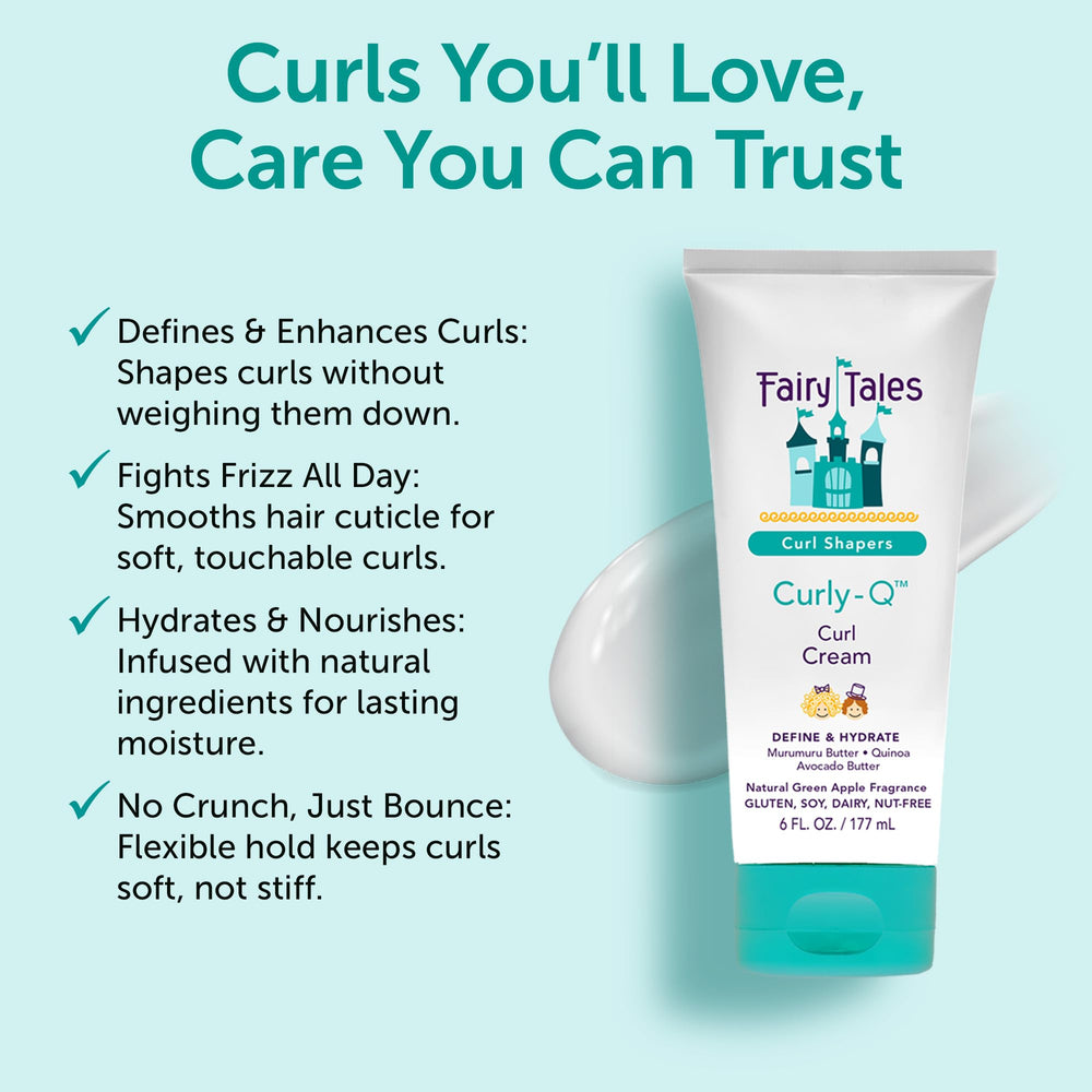 Fairy Tales Curly Q crema; control de frizz diario