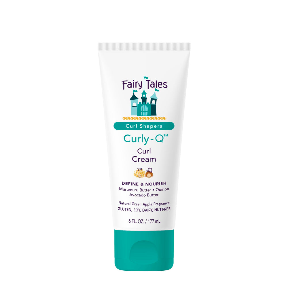 Fairy Tales Curly Q crema para bebé; aplicación suave y rizos definidos
