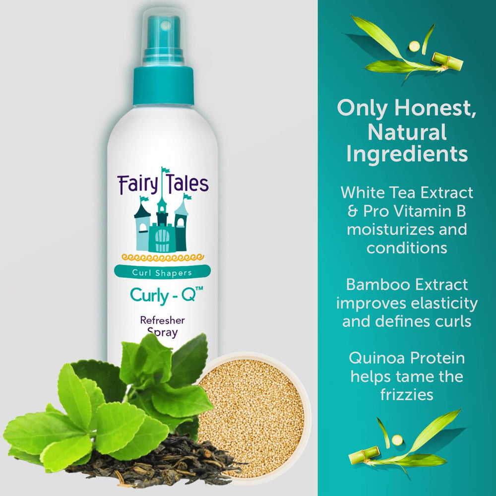 Fairy Tales Curly-Q ingredientes-naturales-te-blanco: fortalece rizos sensibles.