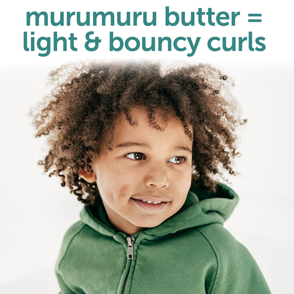 Fairy Tales Curly Q ingredients panel shot highlighting aloe and murumuru butter.