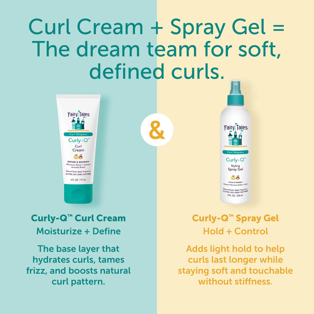 Fairy Tales Curly Q crema; uso diario sencillo