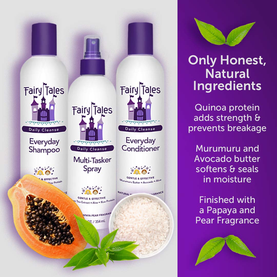 Fairy Tales Daily Cleanse fragancia natural de papaya y pera