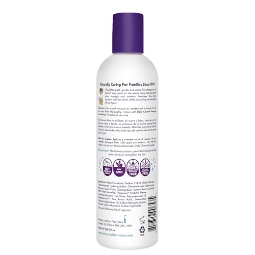 Fairy Tales Daily Cleanse textura cremosa para una aplicación suave y fácil peinado
