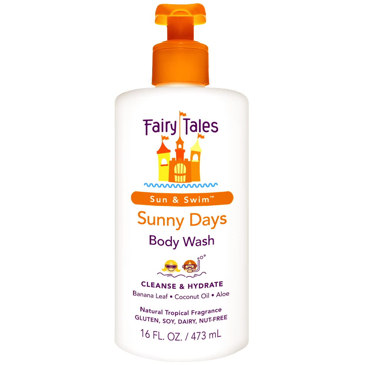 Fairy Tales días soleados, dispensador de la botella, limpieza rápida y suave.