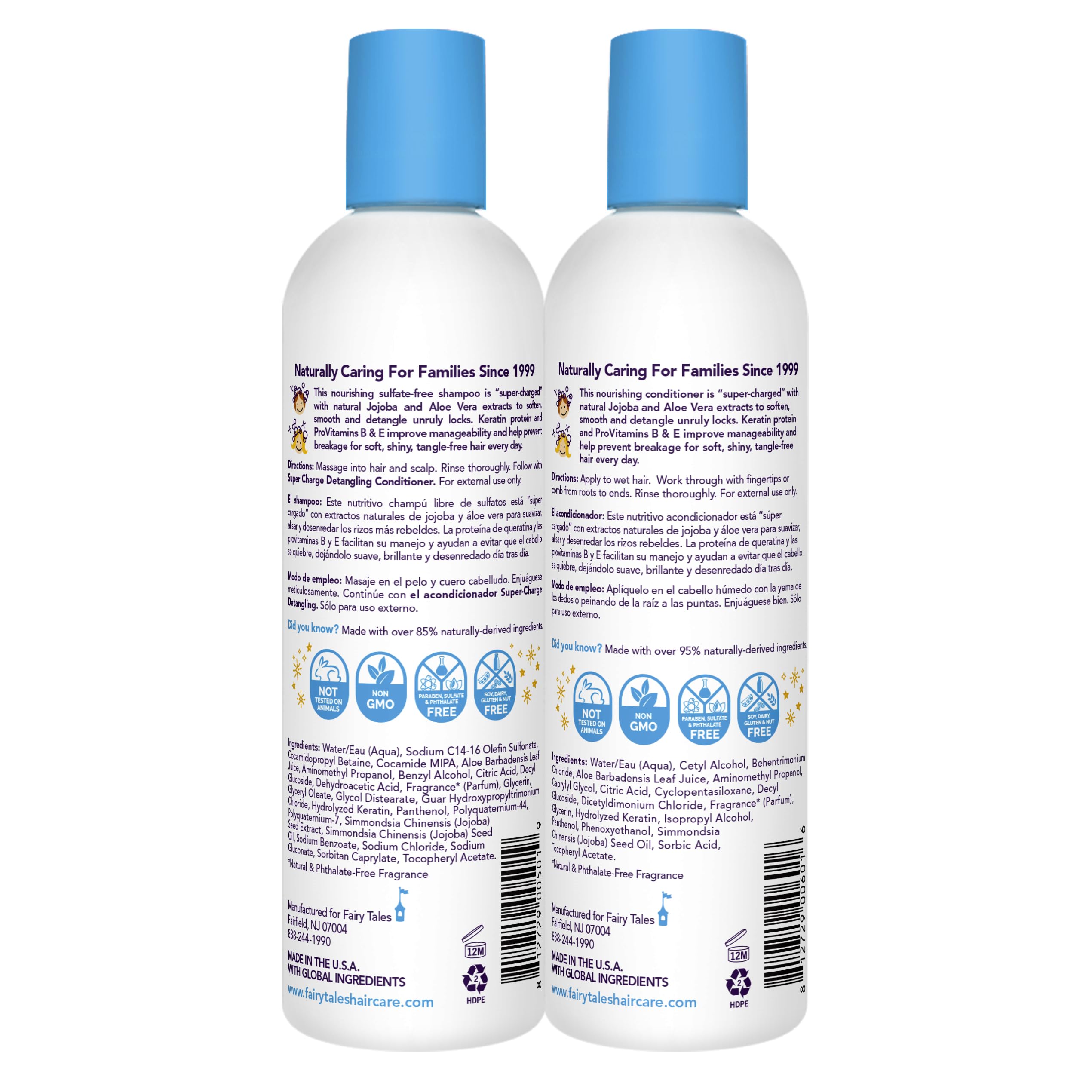 Acondicionador Fairy Tales Tangle Tamer en tubo, suaviza y facilita peinar.