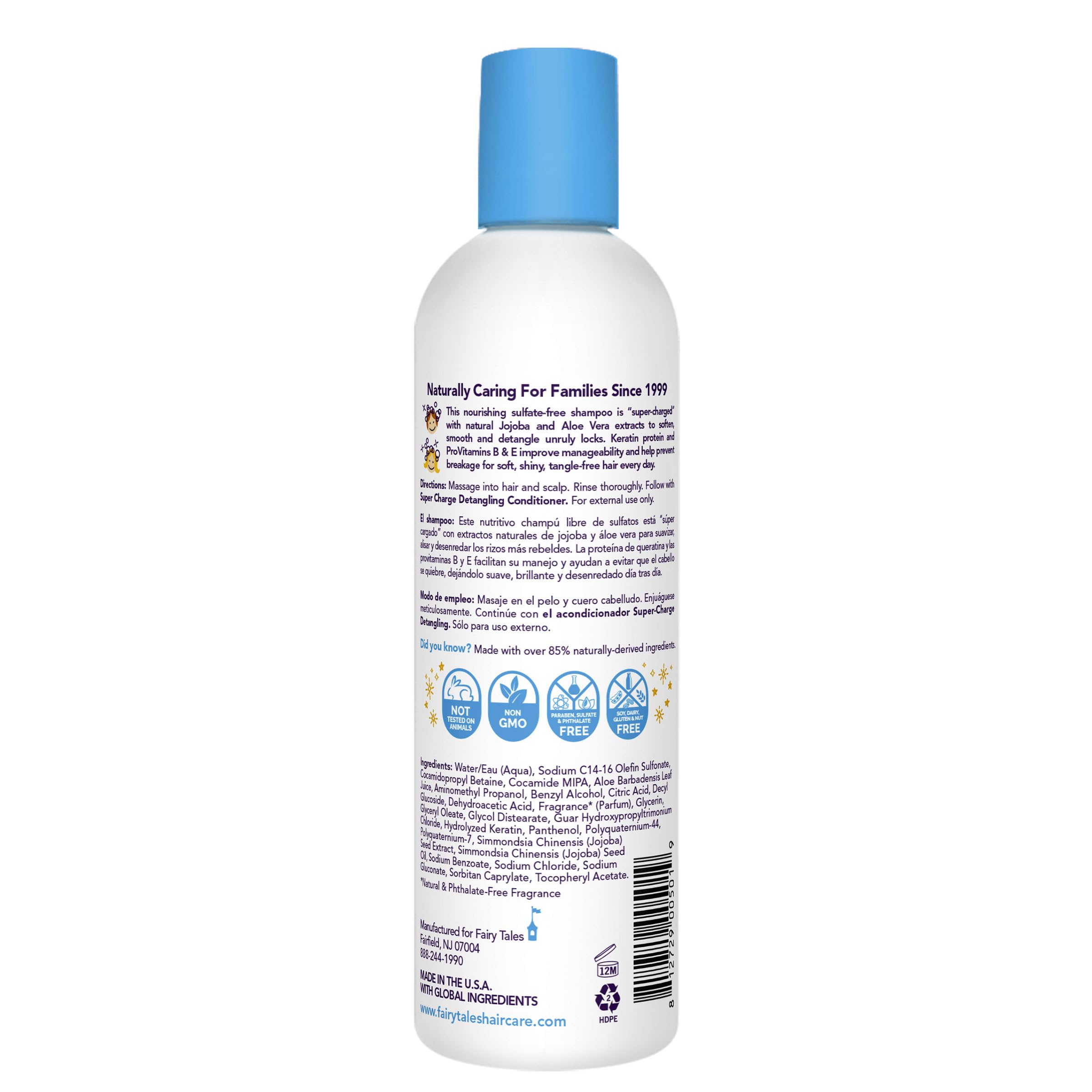 Cabello de niño desenredado con facilidad gracias a Fairy Tales Tangle Tamer.