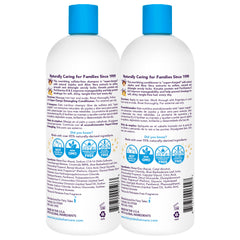 Fairy Tales Tangle Tamer Conditioner bottle promises frizz control and easier combing after bath time.