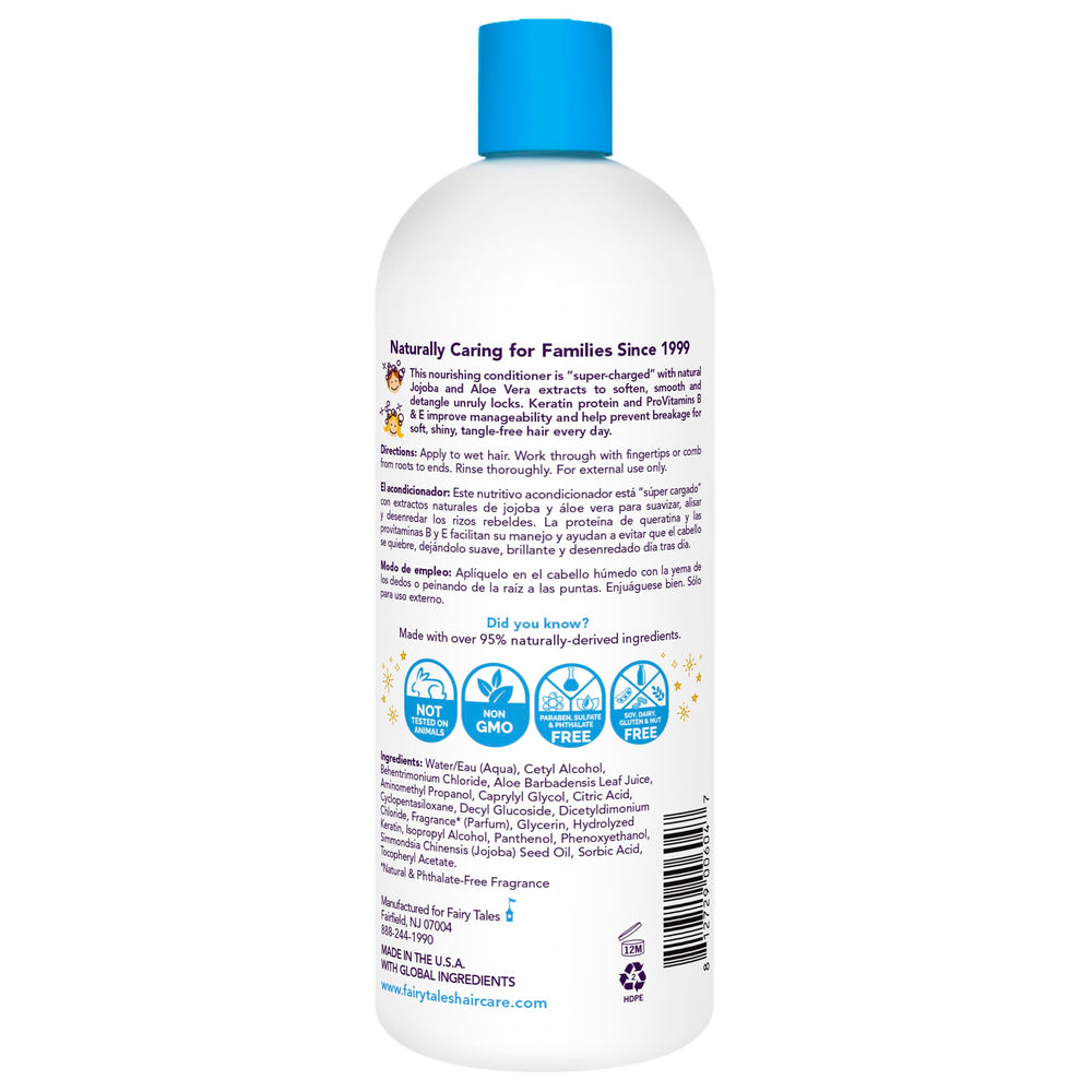 Fairy Tales Tangle Tamer kid hair before detangle shows knots.