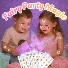 96PCS Fairy Temporary Tattoos dance design for birthday decor.