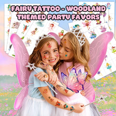96PCS Fairy Temporary Tattoos playful creatures design for classroom rewards.