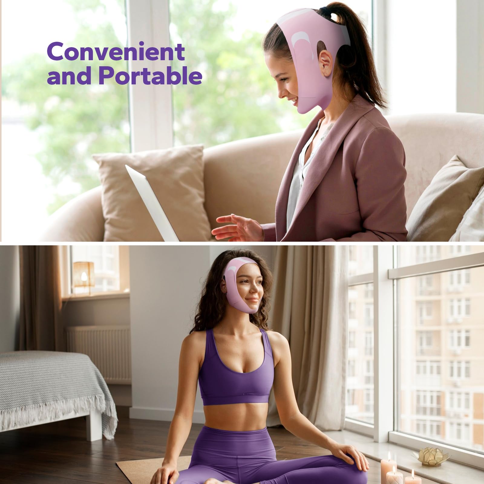 FairyFace reusable, washable design shown being cleaned