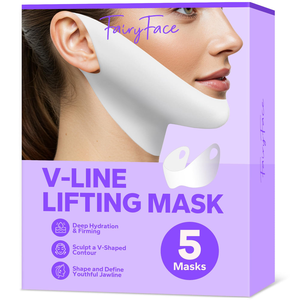FairyFace V-Line Mask contours the jawline with gentle lifting support.