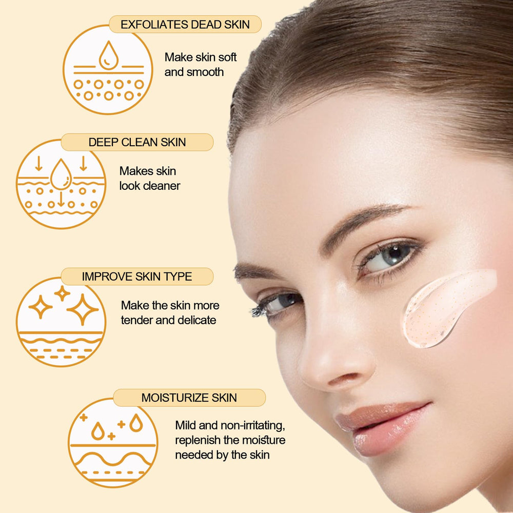 FAIRYTALESPACE aplicación rostro exfoliante: suaviza y purifica la piel durante el uso
