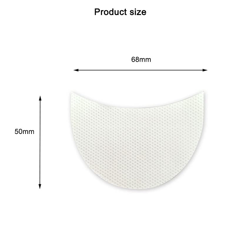 Faiteary shields sized 50x68 mm fit under-eye area precisely