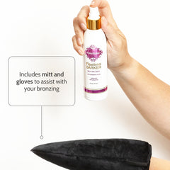 Fake Bake Flawless Darker color-guide visual aids bronzing.