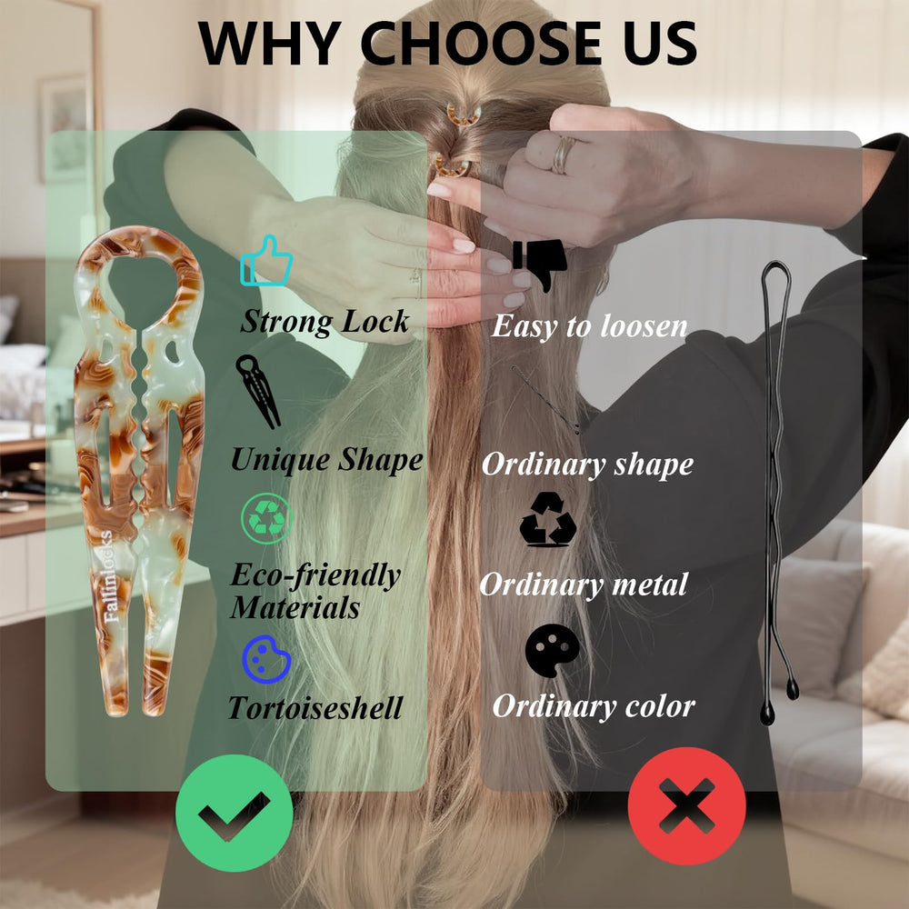 Fallinlocks snag-free edges protect from damage while shaping elegant styles.